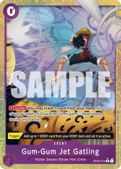 Gum-Gum Jet Gatling (Alternate Art) card art