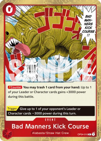 Bad Manners Kick Course (Reprint) card art