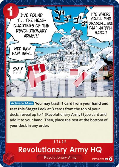 Revolutionary Army HQ (Reprint) card art
