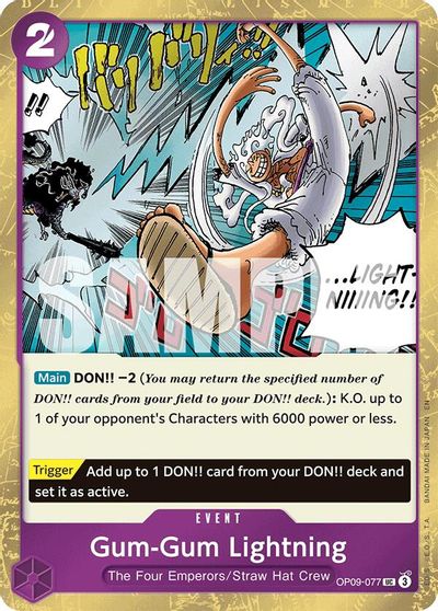Gum-Gum Lightning (Pirate Foil) card art