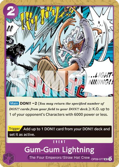 Gum-Gum Lightning (Reprint) card art