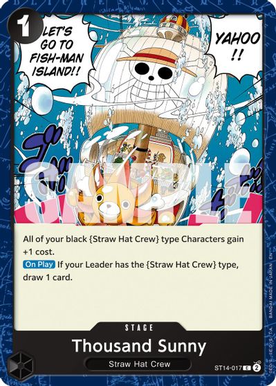 Thousand Sunny (Reprint) card art