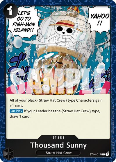 Thousand Sunny (Pirate Foil) card art