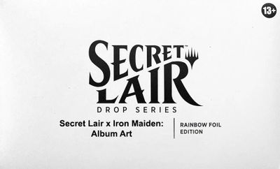 Secret Lair x Iron Maiden: Album Art - Rainbow Foil Edition card art