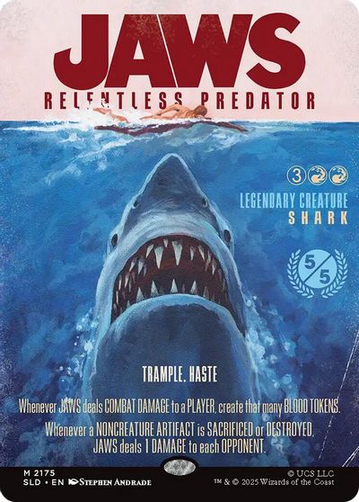 Jaws, Relentless Predator card art