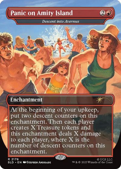 Panic on Amity Island - Descent into Avernus card art