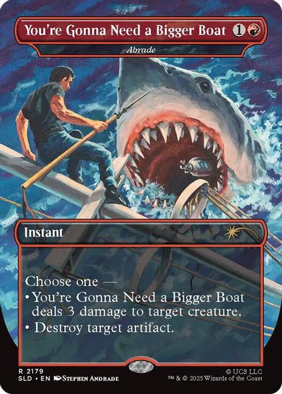 You're Gonna Need a Bigger Boat - Abrade card art