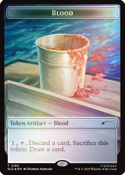 Blood Token (Rainbow Foil) card art