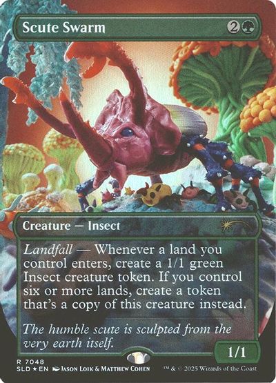 Scute Swarm (Rainbow Foil) card art