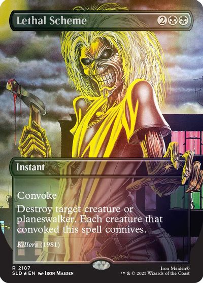 Lethal Scheme (Rainbow Foil) card art
