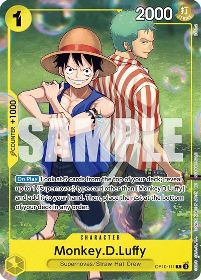 Monkey.D.Luffy (Learn Together Deck Set - Set Sail Event) card art