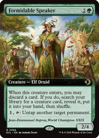 Formidable Speaker (Extended Art) card art