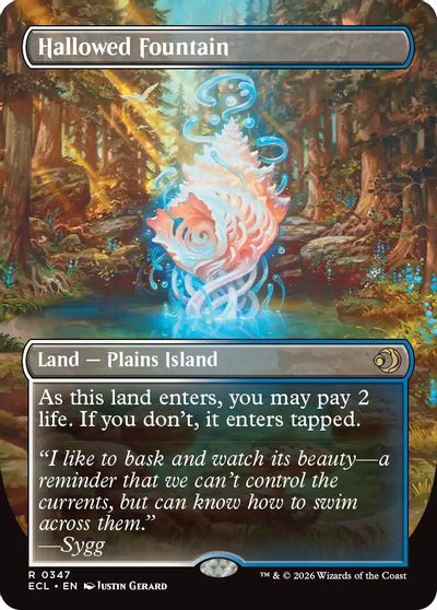 Hallowed Fountain (Borderless) card art