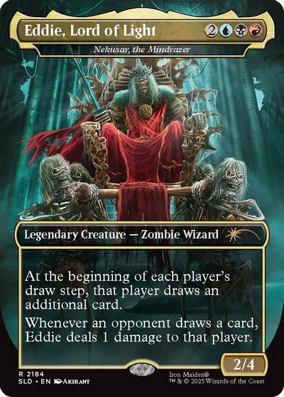 Eddie, Lord of Light - Nekusar, the Mindrazer card art