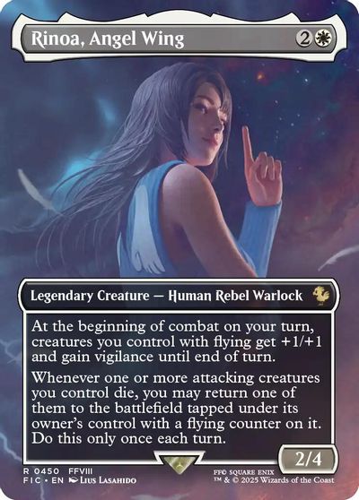 Rinoa, Angel Wing (Borderless) card art
