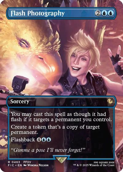 Flash Photography (Borderless) card art