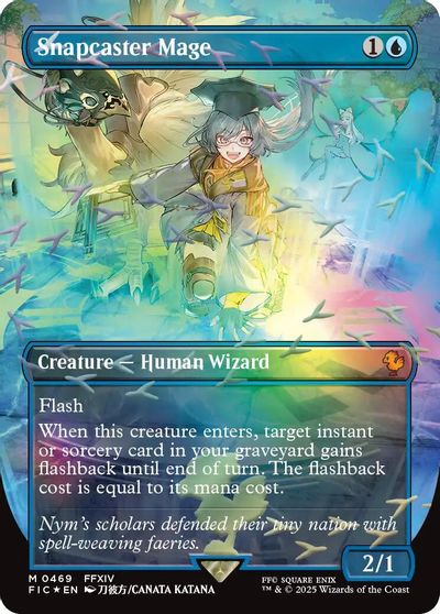 Snapcaster Mage (Borderless) (Chocobo Track Foil) card art