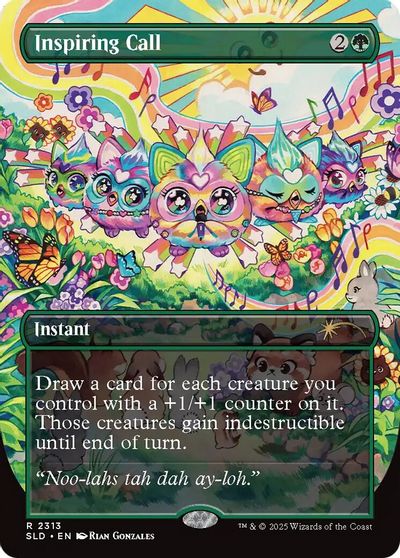Inspiring Call card art