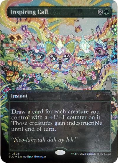 Inspiring Call (Confetti Foil) card art
