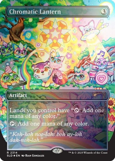Chromatic Lantern (2314) (Rainbow Foil) card art