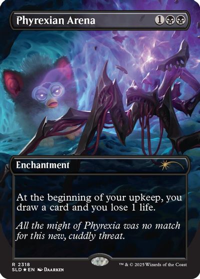 Phyrexian Arena (Rainbow Foil) card art