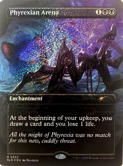 Phyrexian Arena (Confetti Foil) card art