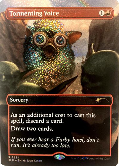Tormenting Voice (Confetti Foil) card art
