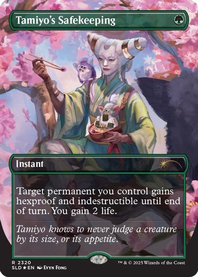 Tamiyo's Safekeeping (Rainbow Foil) card art