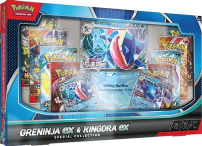 Greninja EX & Kingdra EX Special Collection Box card art