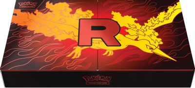 Team Rocket’s Moltres ex Ultra-Premium Collection card art