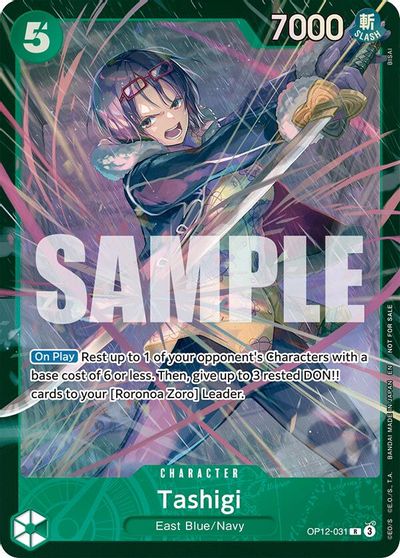 Tashigi (Store Treasure Cup 2025) card art