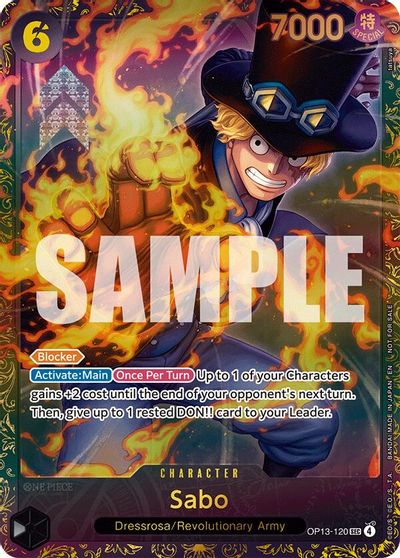 Sabo (Store Treasure Cup 2025) card art