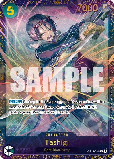 Tashigi (Treasure Cup 2025) card art