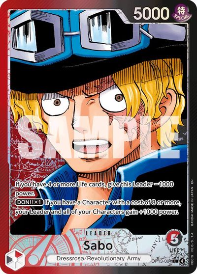 Sabo (004) (Alternate Art) card art