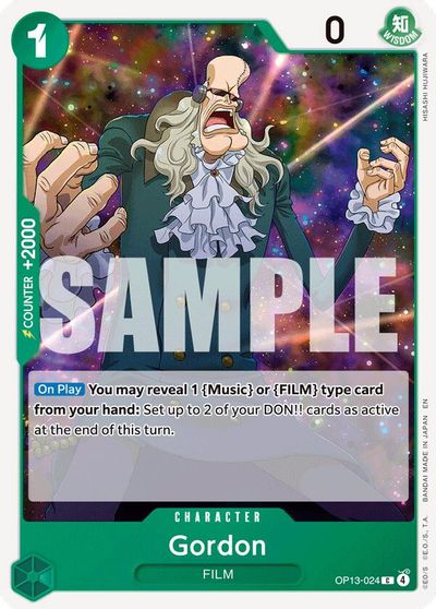 Gordon card art