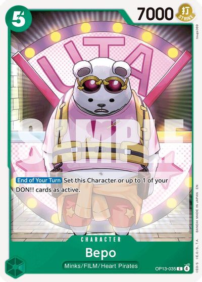 Bepo card art