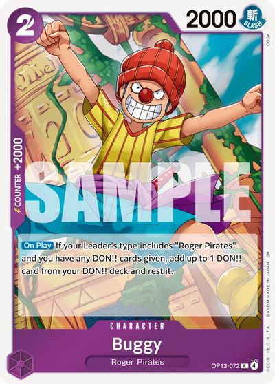 Buggy card art