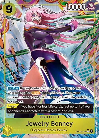 Jewelry Bonney (108) (Alternate Art) card art