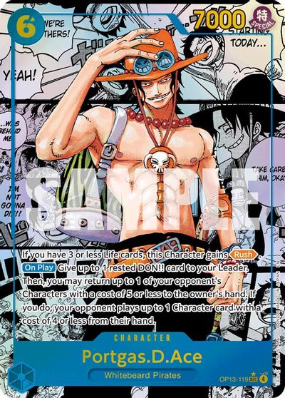 Portgas.D.Ace (119) (Super Alternate Art) card art