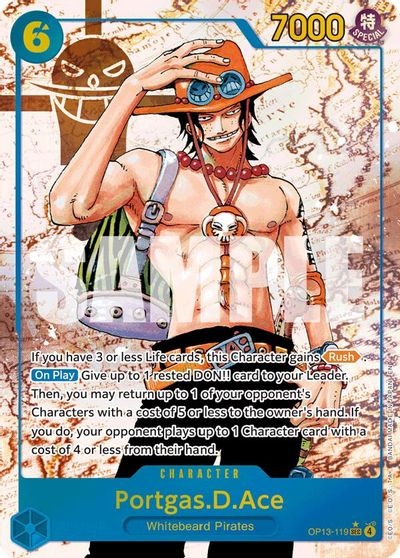 Portgas.D.Ace (119) (Parallel) card art