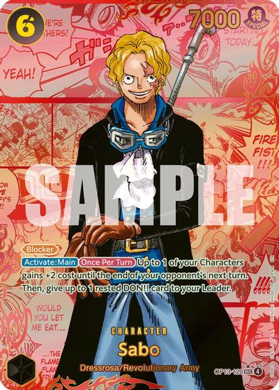Sabo (120) (Red Super Alternate Art) card art