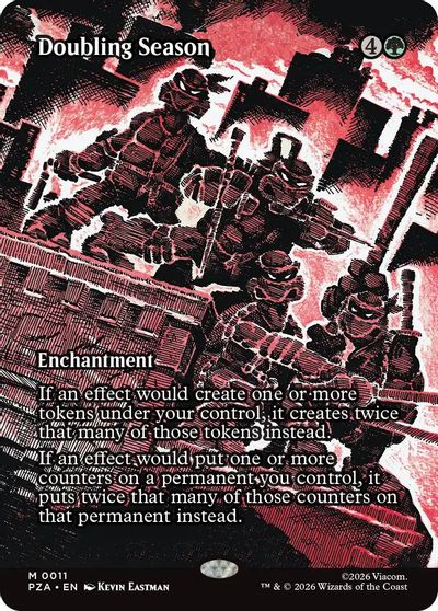 Doubling Season (Borderless) card art