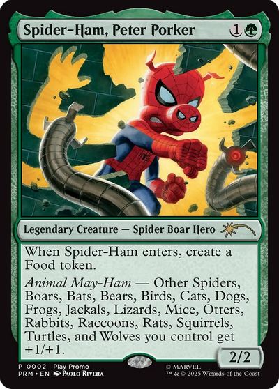 Spider-Ham, Peter Porker card art