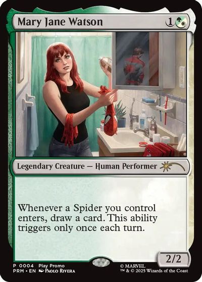 Mary Jane Watson card art
