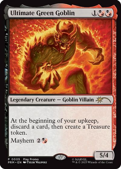 Ultimate Green Goblin card art