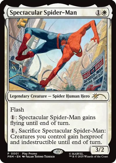 Spectacular Spider-Man card art