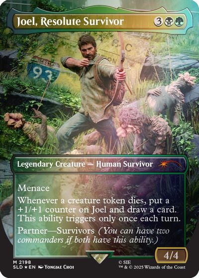 Joel, Resolute Survivor (Rainbow Foil) card art