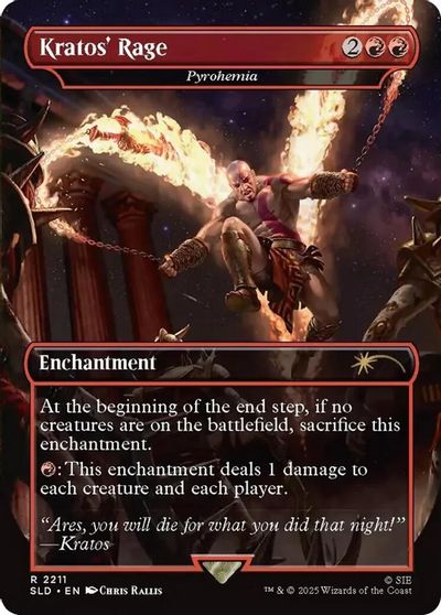 Kratos' Rage - Pyrohemia card art