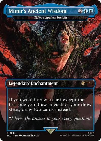 Mimir's Ancient Wisdom - Teferi's Ageless Insight card art