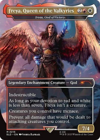 Freya, Queen of the Valkyries - Iroas, God of Victory card art
